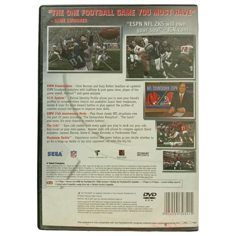 NFL 2K5 - PlayStation 2