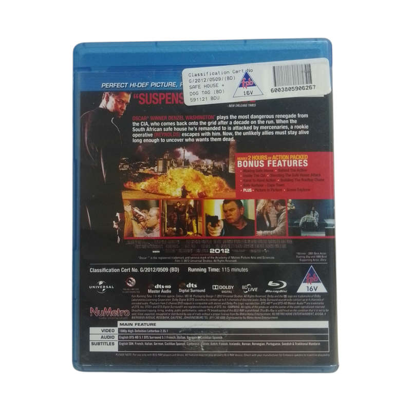 Safe House Blu-Ray