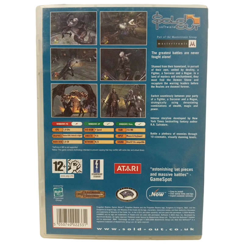 Forgotten Realms - Demon Stone PC (DVD)