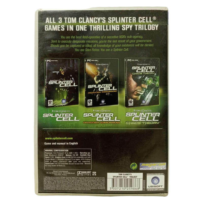 Tom Clancy's - Splinter Cell PC (DVD)