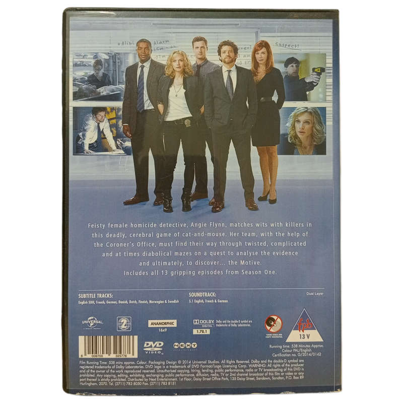 Motive: What Drives A Killer? - Season One DVD