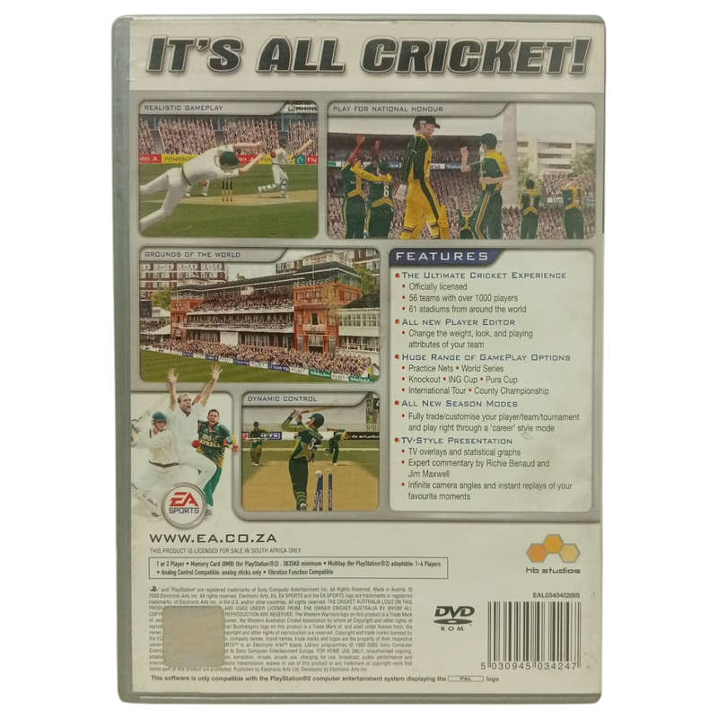 Cricket 2004 PlayStation 2