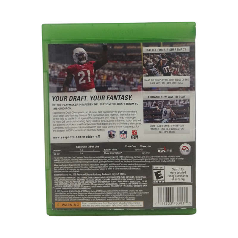 Madden NFL 16 Xbox One