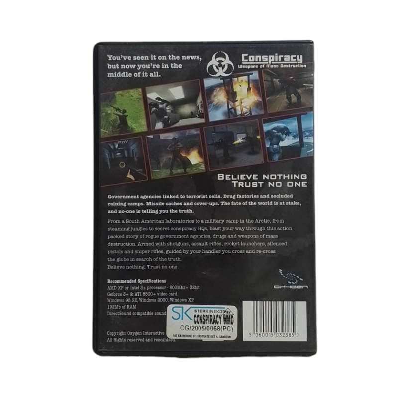 Conspiracy - Weapons Of Mass Destruction PC (CD)