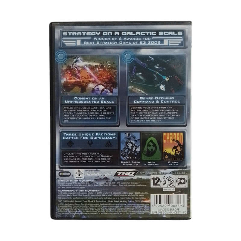 Supreme Commander PC (DVD)