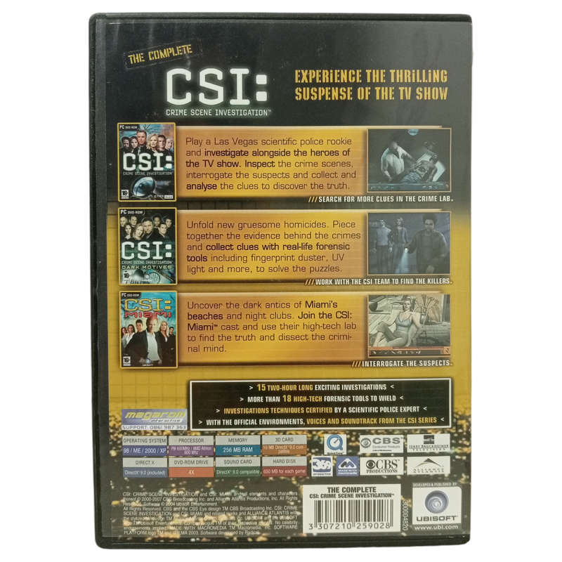 CSI: Crime Scene Investigation - The Complete PC (DVD)