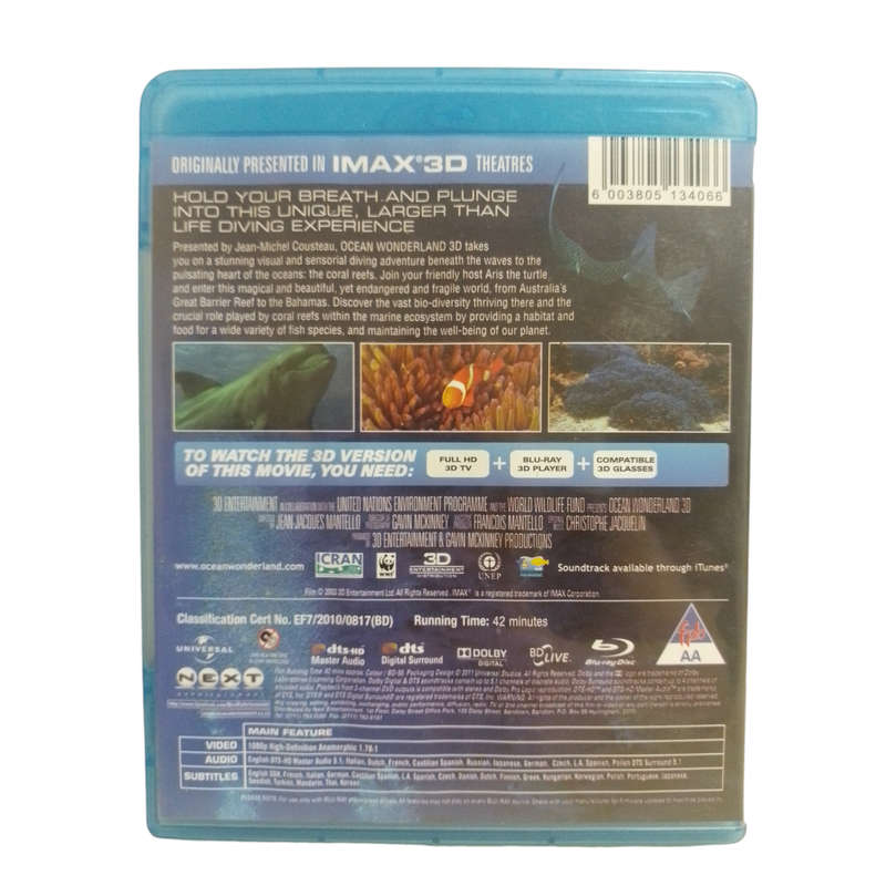 Ocean Wonderland 3D Blu-Ray
