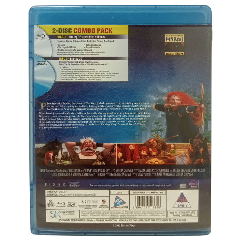 Brave - Ultimate Collector's Edition Blu-Ray / Blue-Ray 3D
