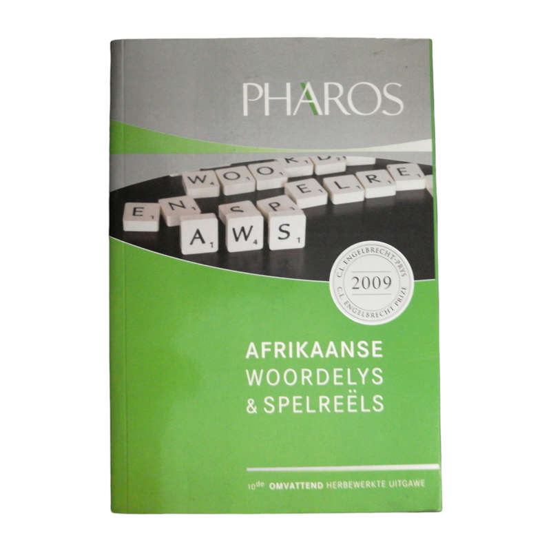 2009 Pharos Afrikaans Woordelys & Spelreels Softcover