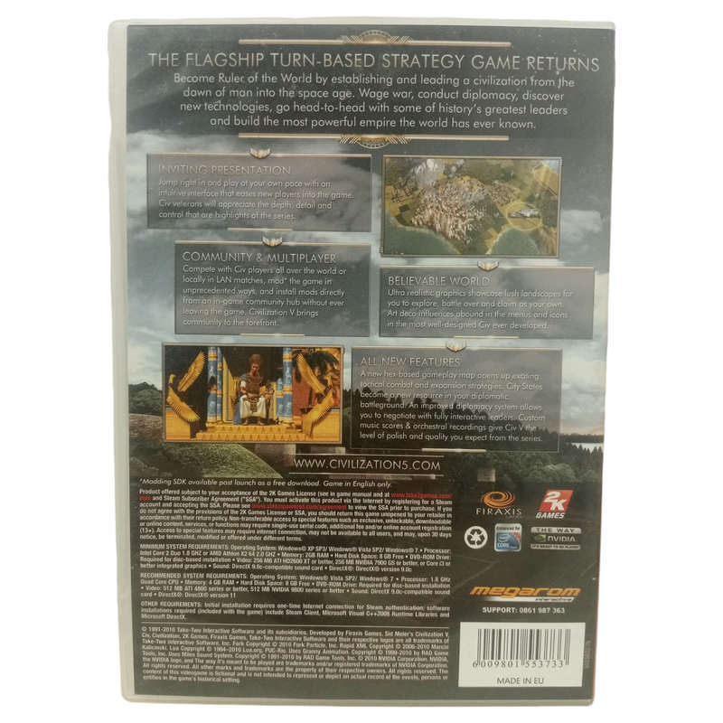 Civilization V PC (DVD)