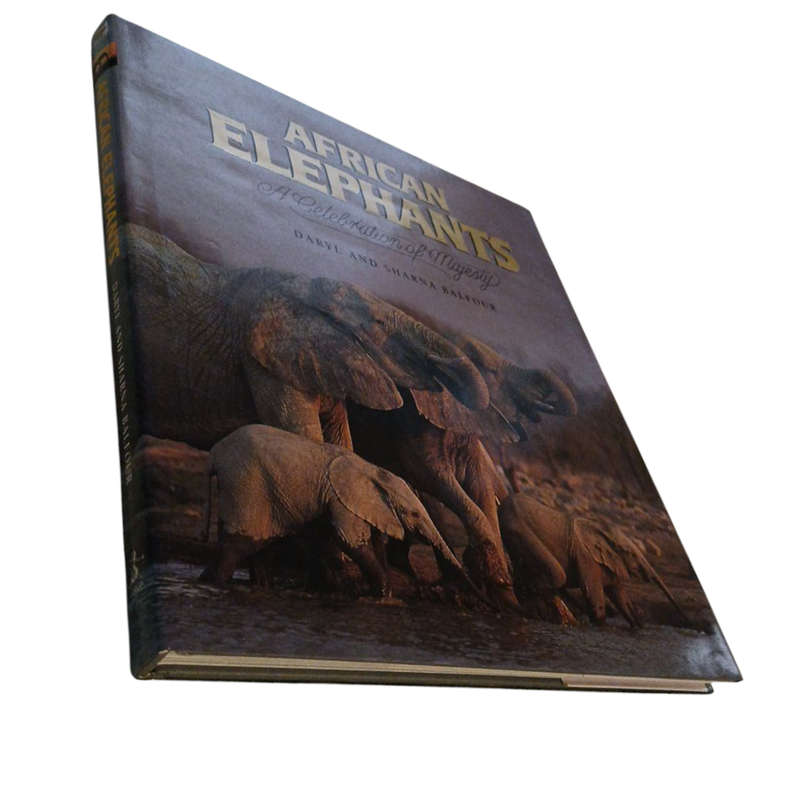 1997 African Elephants, A Celebration of Majesty By Daryl and Sharna Balfour Hardcover w/Dustjacket