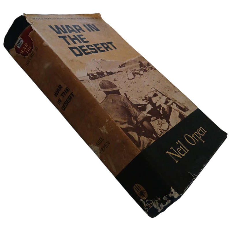 1971 South African Forces World War 2 Volume 3, War In The Desert By Neil Orpen Hardcover w/Dustjack