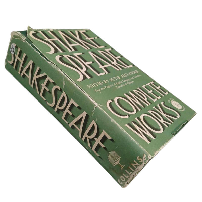 1964 The Complete Works of Shakespeare By Peter Alexander Hardcover w/Dustjacket