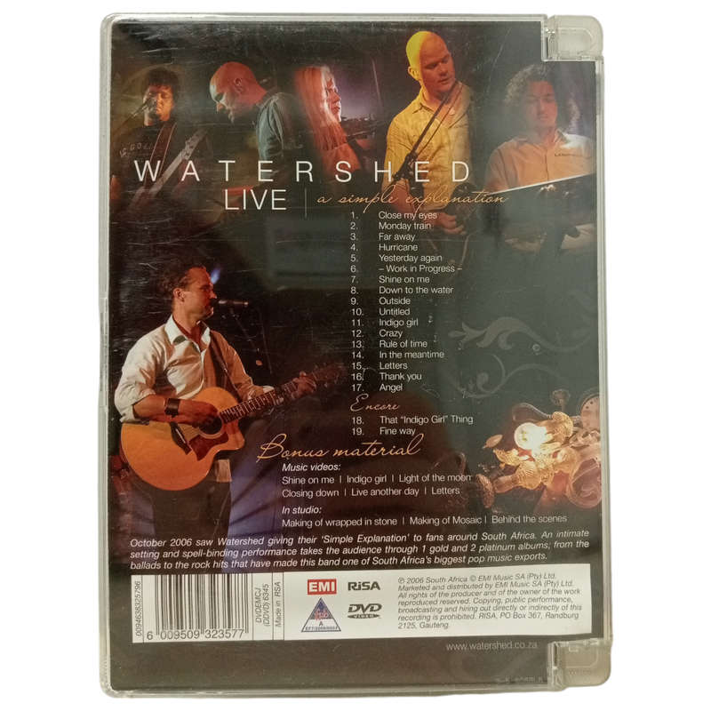 Watershed Live - A Simple Explanation