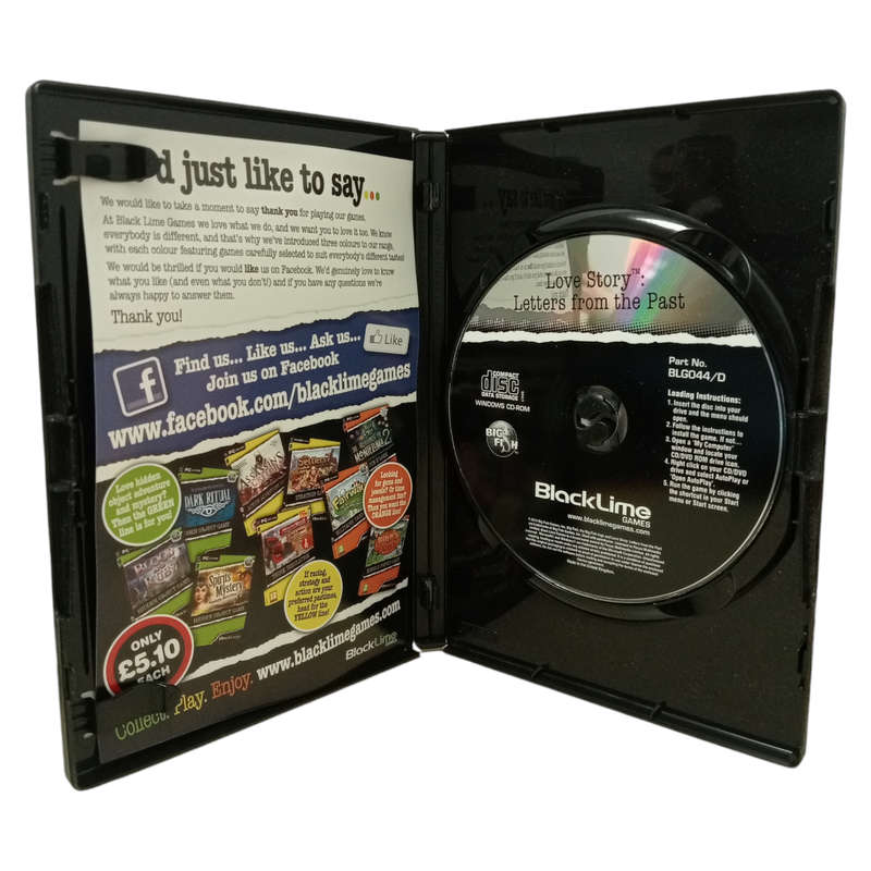 Love Story Letters From The Past - Hidden Object Game PC (CD)