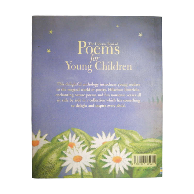 2004 Usborne Book Of Poems For Young Children Hardcover w/Dustjacket