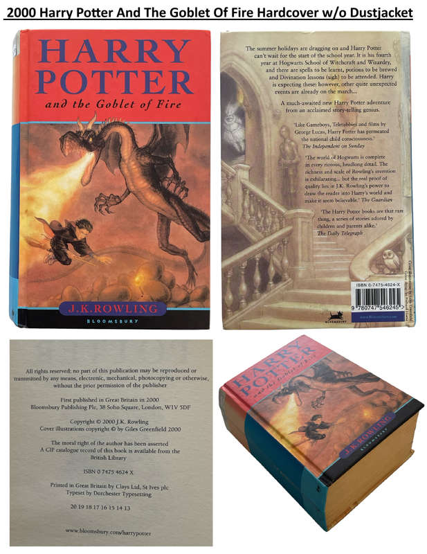 Harry Potter Book 1-7 Set and Harry Potter And The Cursed Child by J. K. Rowling  1997 Harry Potter