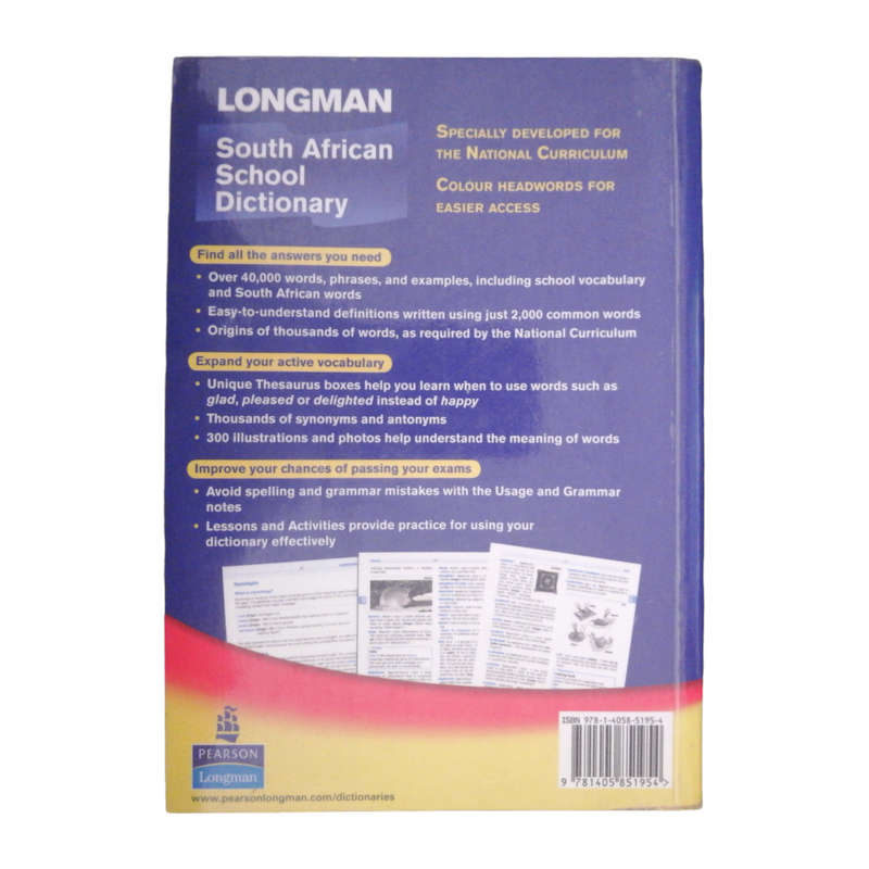 2007 Longman South African School Dictionary Softcover
