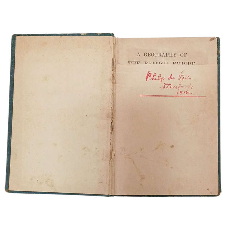 1905 A Geography of The British Empire By Lionel W. Lyde Hardcover w/o Dustjacket