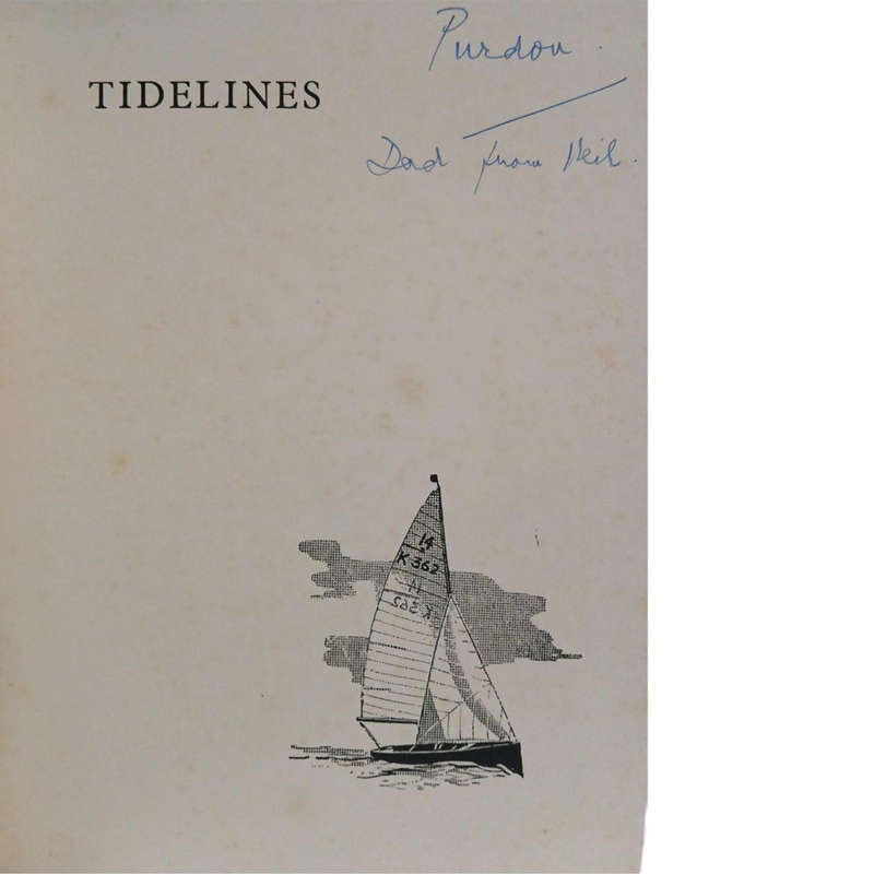 1951 Tidelines by Keith Shackleton Hardcover w/Dustjacket