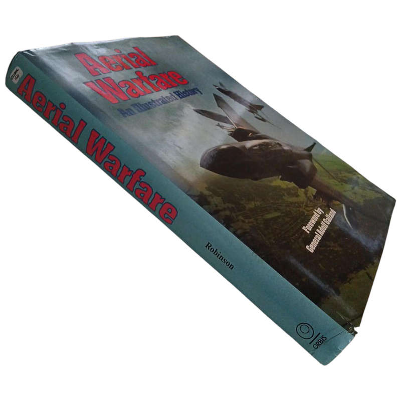 1982 Aerial Warfare An Illustrated History By Anthony Robinson Hardcover w/Dustjacket