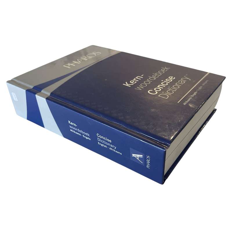 2007 Pharos English-Afrikaans Concise Dictionary Hardcover w/o Dustjacket