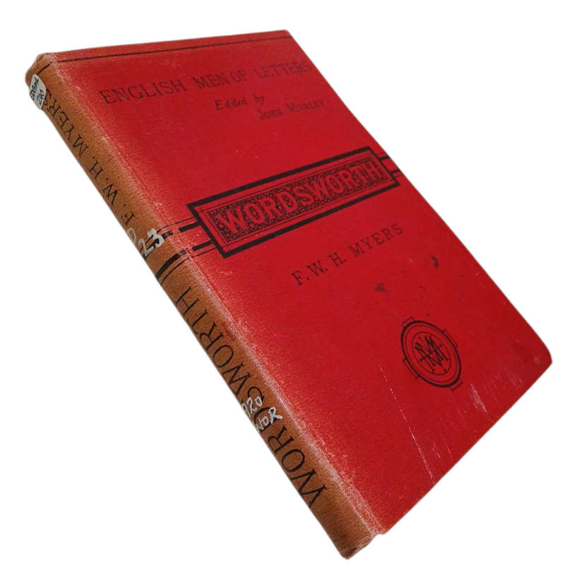 1881 English Men of Letters, Wordsworth  by Frederic William Henry Myers Hardcover w/o Dustjacket