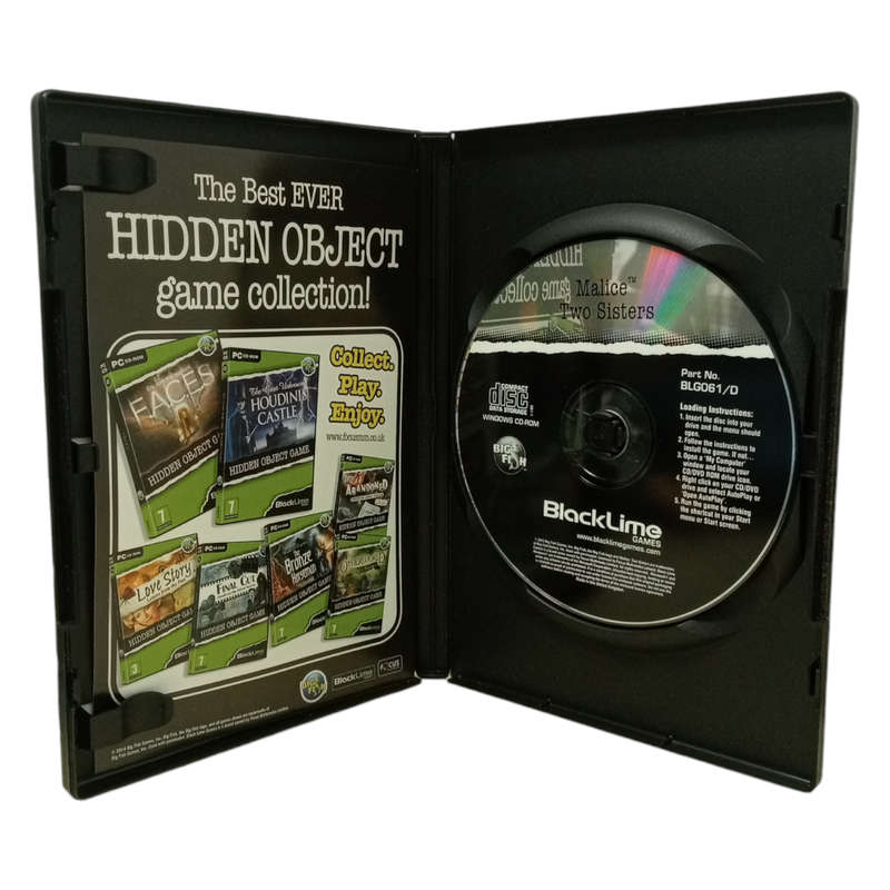 Malice Two Sisters - Hidden Objects Game PC (CD)