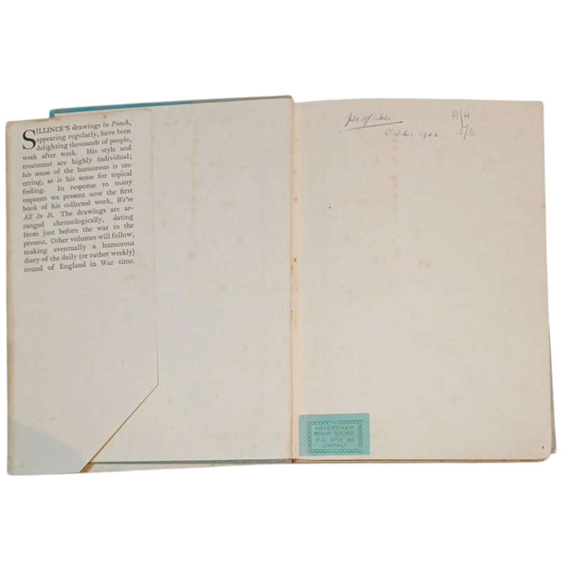 1941 We're All In It By Sillince Hardcover w/Dustjacket