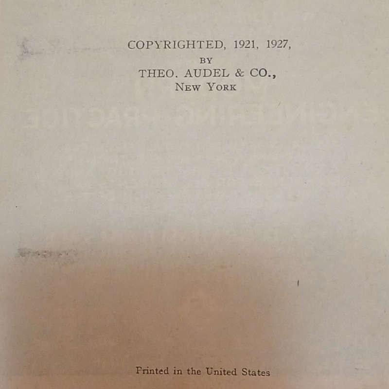 1927 Audels Engineers and Mechanics Guide Questions, Answers & Illustrations Volumes 1-8 by Frank D.