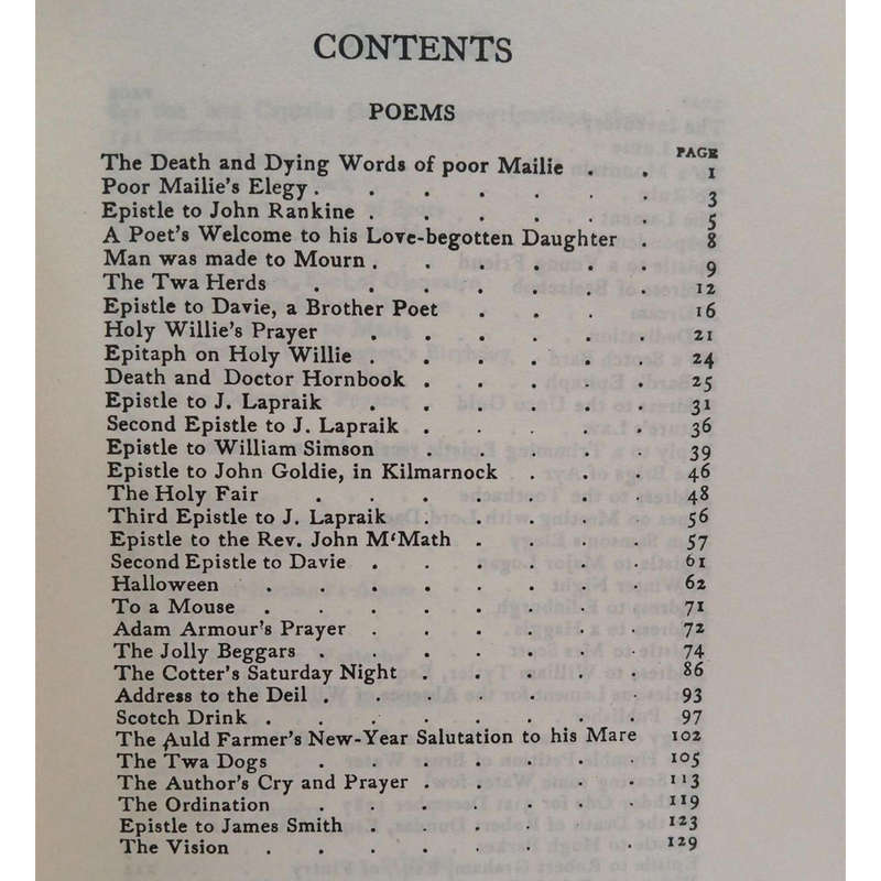 1990 The Complete Illustrated Poems, Songs & Ballads of Robert Burns by Samuel Carr Hardcover w/Dust
