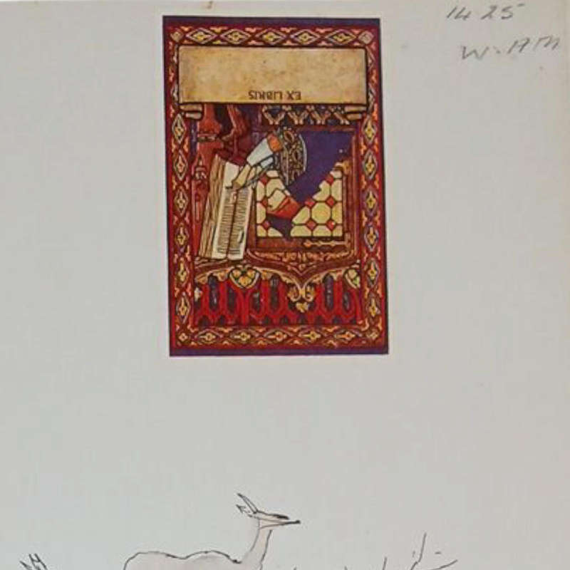 1970 An Artist's Safari By Ralph Thompson Hardcover w/Dustjacket