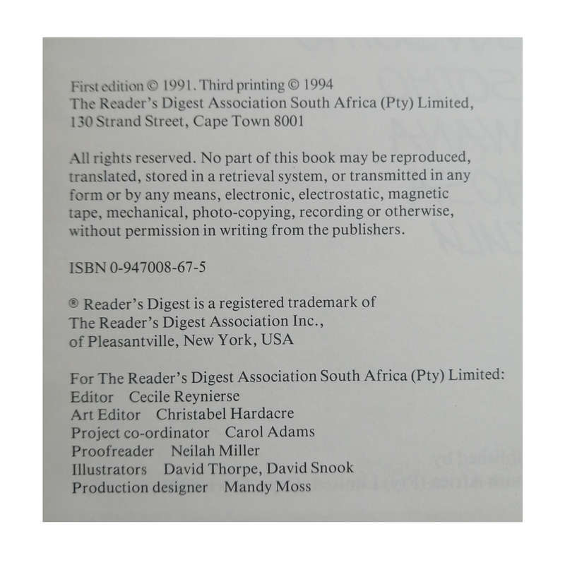 Reader's Digest South African Multi-Language Dictionary And Phrase Book 1994 Hardcover w/o Dustjacke