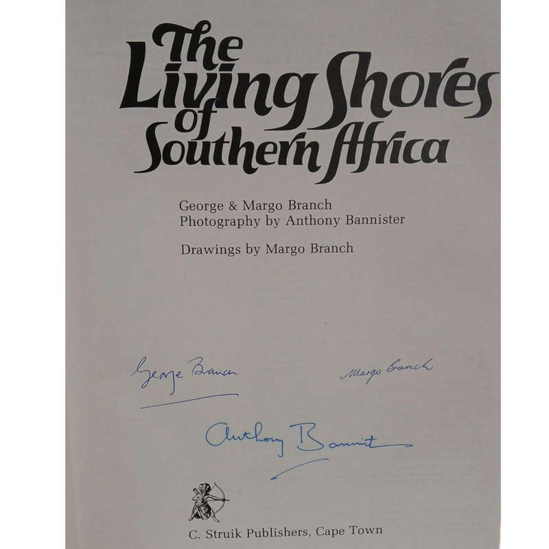 1981 The Living Shores of Southern Africa By Margo & George Branch Hardcover w/Dustjacket