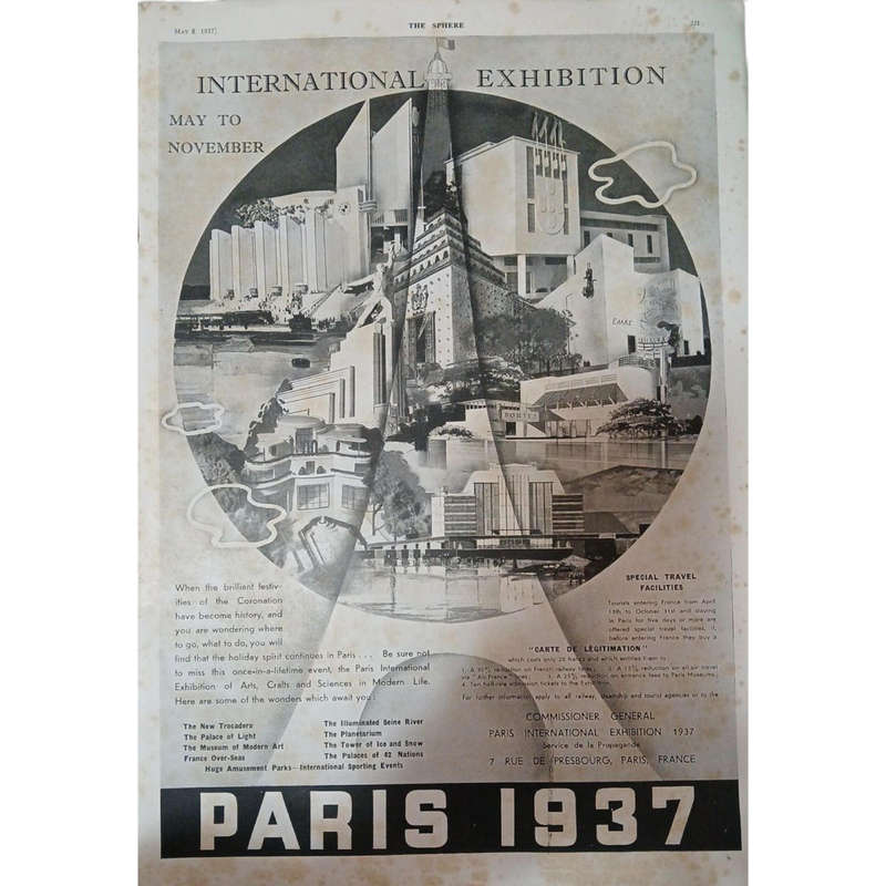 1937 The Sphere , Heralding The Coronation may 8th Illustrated Newspapers Ltd, U.K Magazine