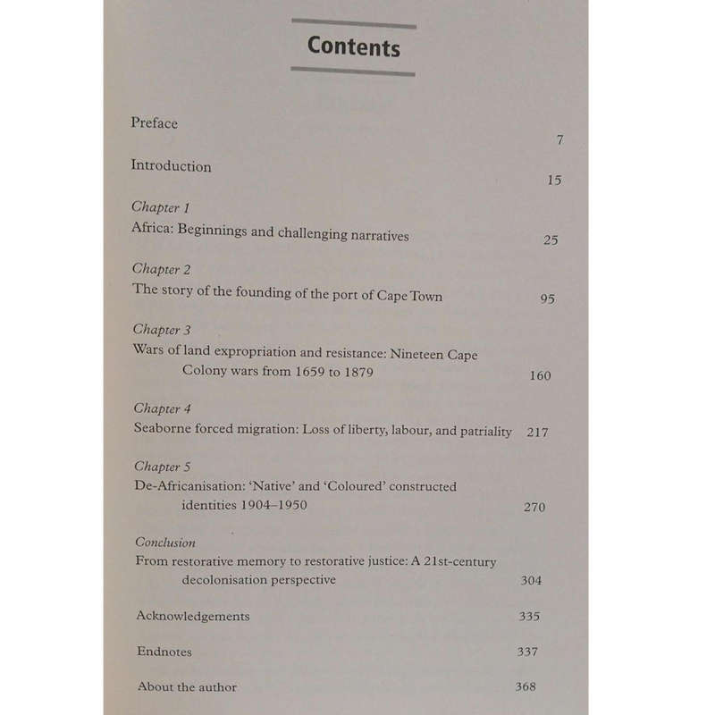 2020 The Lie Of 1652, A Decolonised History Of Land Softcover