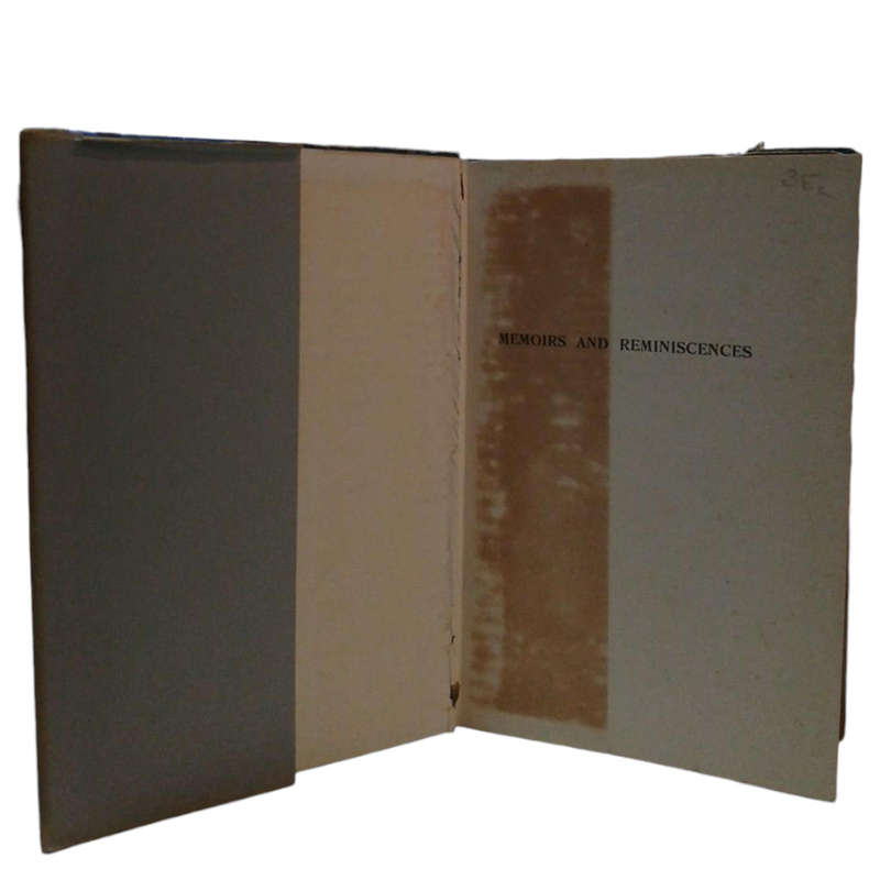 1949 Memoirs and Reminiscences, Sir John Gilbert Kotze By Maskew Miller Hardcover w/Dustjacket