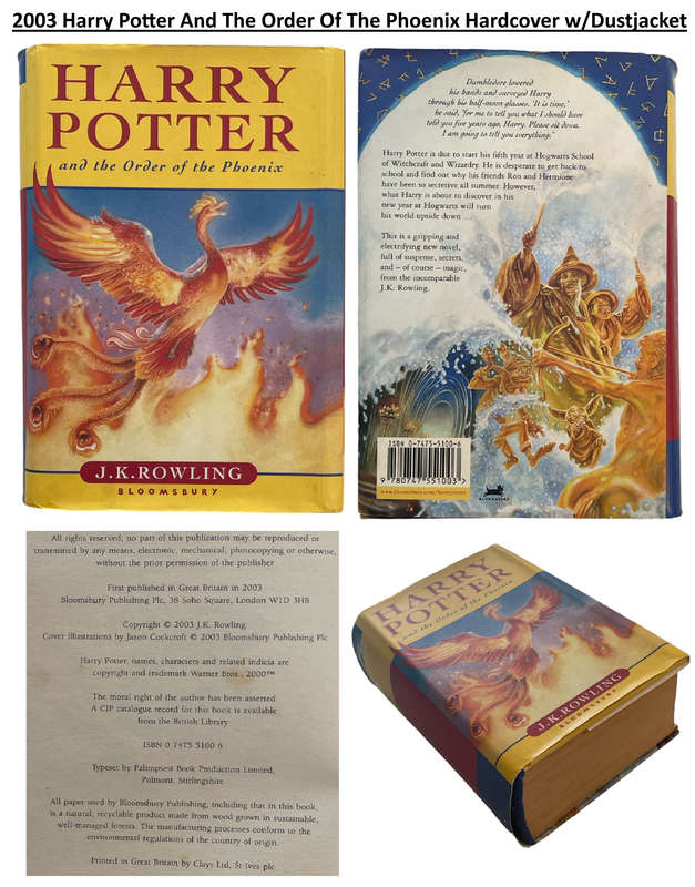 Harry Potter Book 1-7 Set and Harry Potter And The Cursed Child by J. K. Rowling  1997 Harry Potter