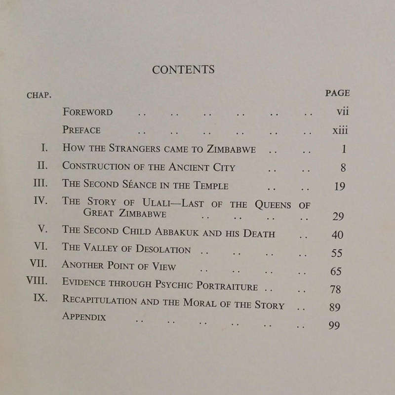 1941 Psychic Episodes of Great Zimbabwe By H.Clarkson Fletcher Softcover