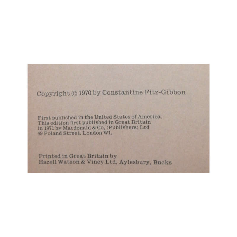 1970 London's Burning by Constantine Fitzgibbon Softcover
