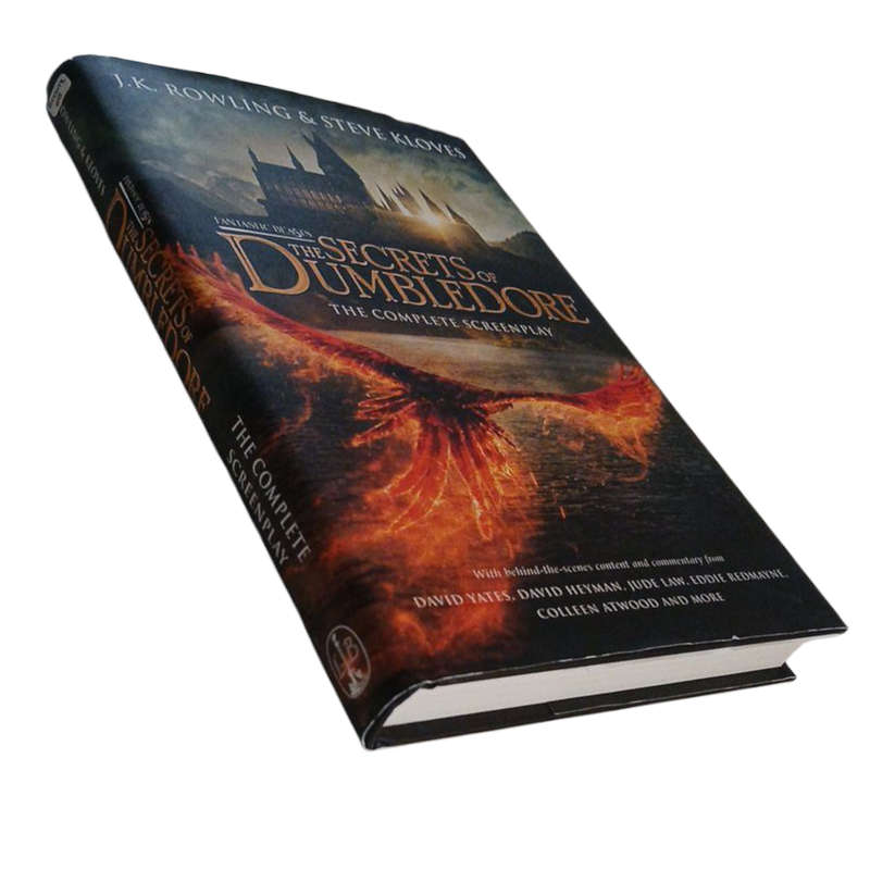 2022 Fantastic Beasts, The Secrets of Dumbledore, The Complete Screenplay Hardcover w/Dustjacket