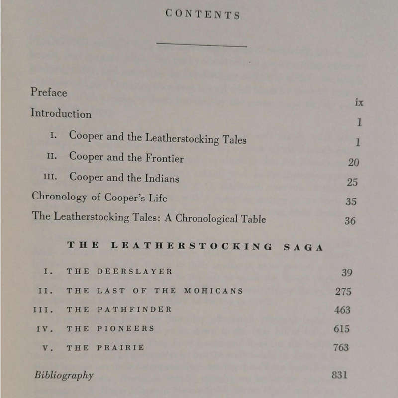 1955 The Leatherstocking Saga By Fenimore Cooper Hardcover w/o Dustjacket