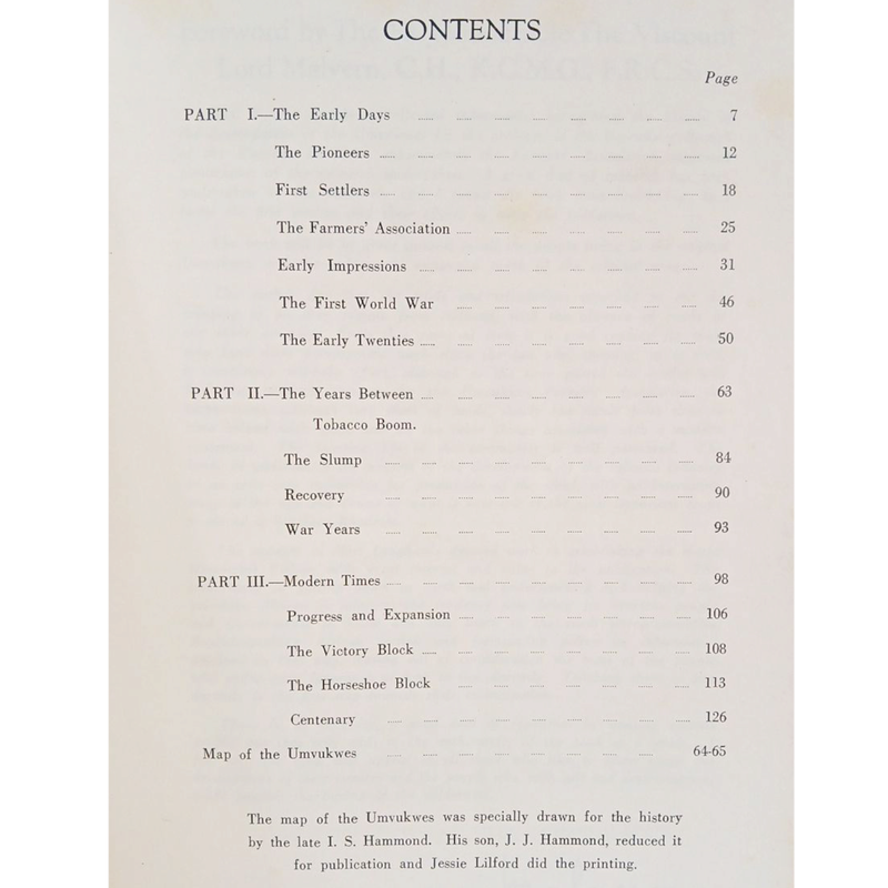 1957 The Umvukwes a Historical Record By Hazel Toiwnsend Softcover