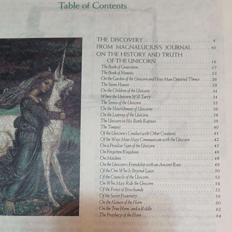 1983 De Historia Et Unicorns, on the History and Truth of the Unicorn by Micheal Green Softcover