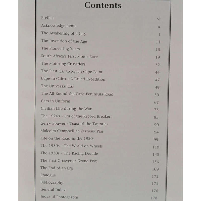 2005 The Motorist's Paradise, Early motoring in and around Cape Town by Bob Johnston and Derek Stuar