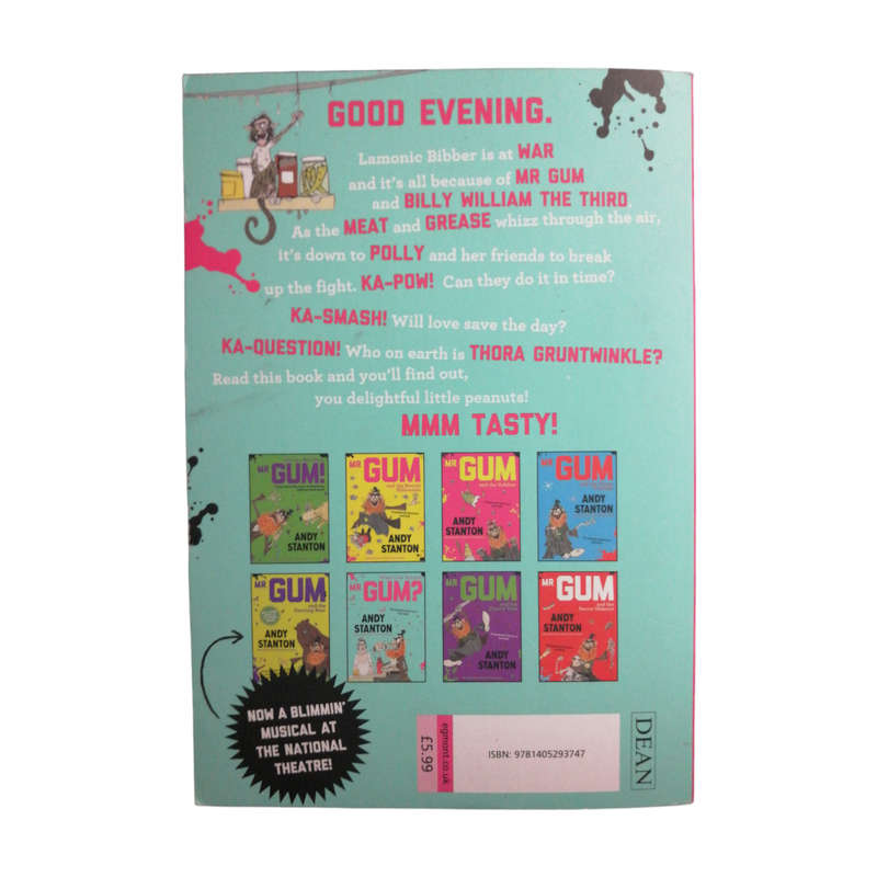 Mr Gum And The Dancing Bear and What's For Dinner Mr Gum by Andy Stanton 2 Book Set Softcover