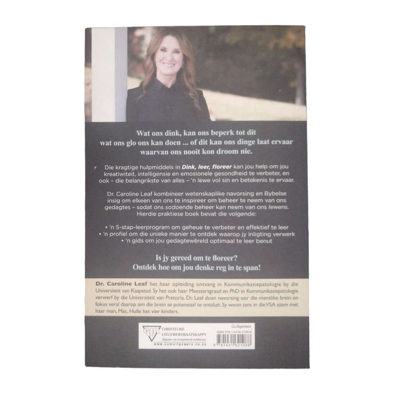 Loop En Vaal by Gerjo Ben Van Der Merwe and Dink Leer Floreer by Caroline Leaf 2 Book Set Softcover