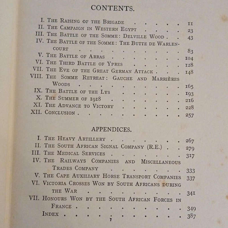 1921 The History Of The South African Forces In France By John Buchan Hardcover w/Dustjacket