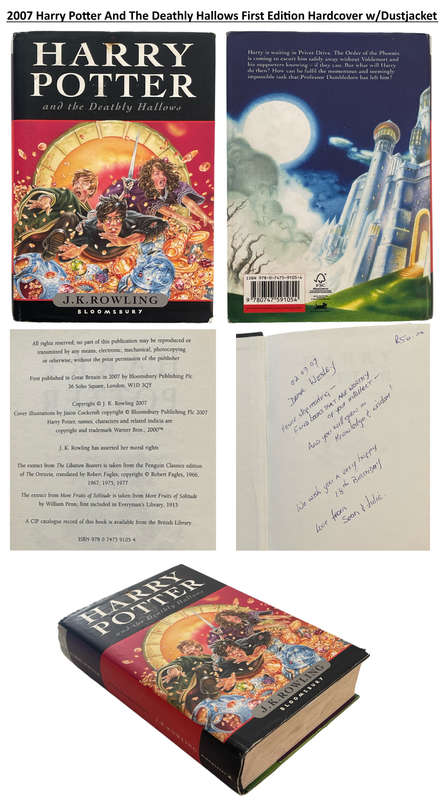 Harry Potter Book 1-7 Set and Harry Potter And The Cursed Child by J. K. Rowling  1997 Harry Potter