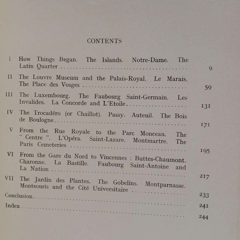 1957 Paris By Andre George Hardcover w/o Dustjacket